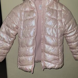 Childrens Place Pink Puffer Girls coat
